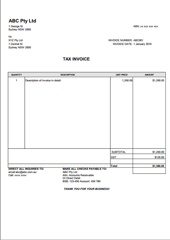 windows excel free invoice template download